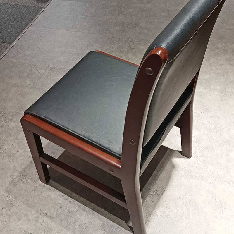 企来实木办公椅 470*470*920mm 把高清大图