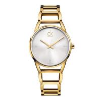 Calvin Klein镂空钢带女士手表石英表K3G2352W