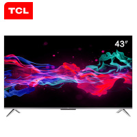 TCL 43V8 43英寸液晶平板电视机 4K超高清 防蓝光护眼 超薄金属机身 全面屏 智慧屏 人工智能 教育电视