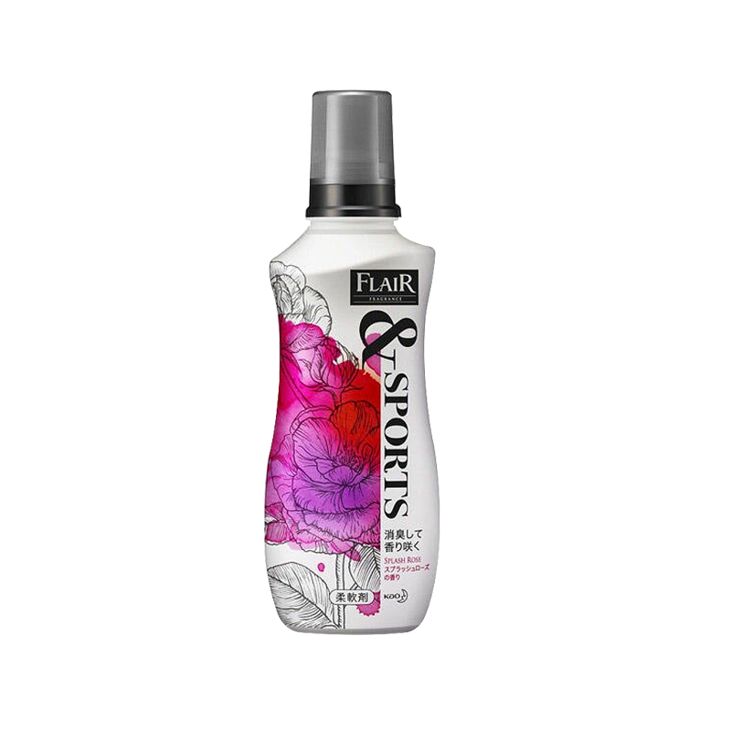 花王(KAO) 运动后用强除臭衣物柔顺剂 风情玫瑰香(本体)540ml