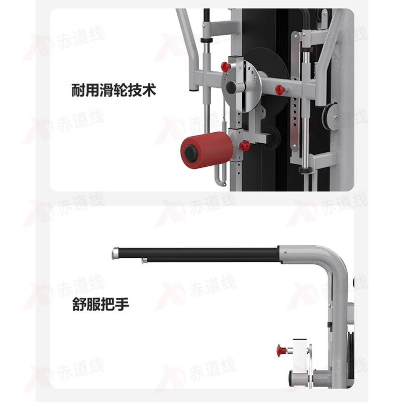 赤道线臀部复合训练器综合训练器CDX-A523S-BFT3024高清大图