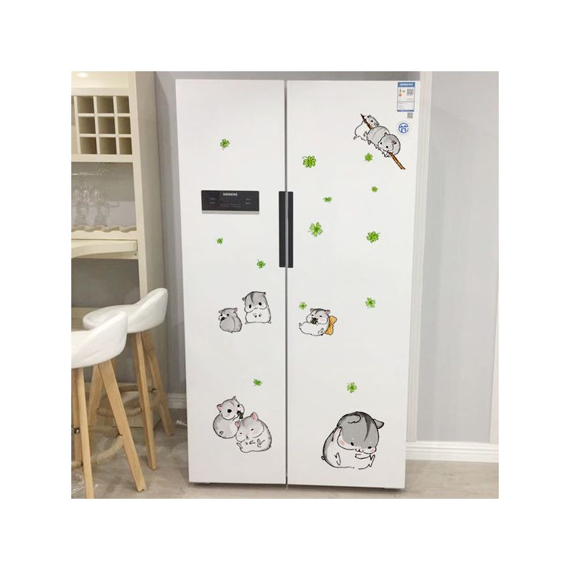冰箱贴纸装饰贴画卡通温馨餐厅厨房橱柜玻璃自粘冰箱贴创意装饰品b款