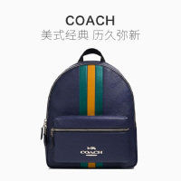 Coach 蔻驰 蓝色女士背包双肩包 F89167SVO4R 经典 大容量