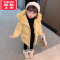 可莉允2022年新款4女童1棉衣2外套3岁棉袄洋气女宝宝冬装女孩羽绒棉服5
