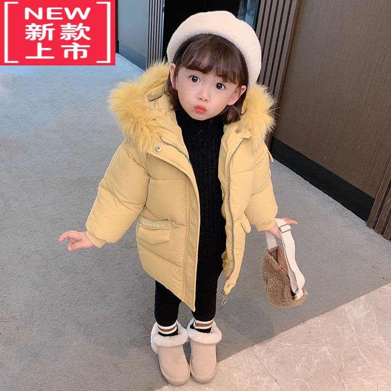 可莉允2022年新款4女童1棉衣2外套3岁棉袄洋气女宝宝冬装女孩羽绒棉服5图片