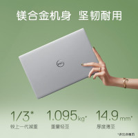 戴尔（DELL） 灵越7000新品 14英寸微边框霸屏合金本 轻薄本设计师笔记本电脑（I7-10510U 16G 512GB PCIe固态2G独显 100色域 银色）定制