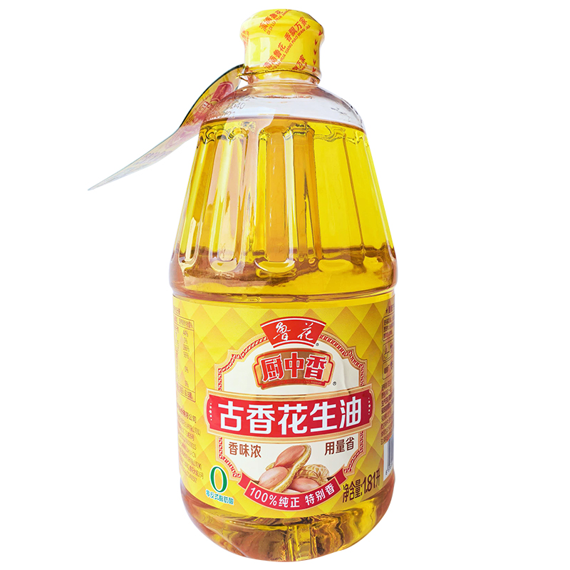 鲁花 厨中香古香花生油 1.81L高清大图