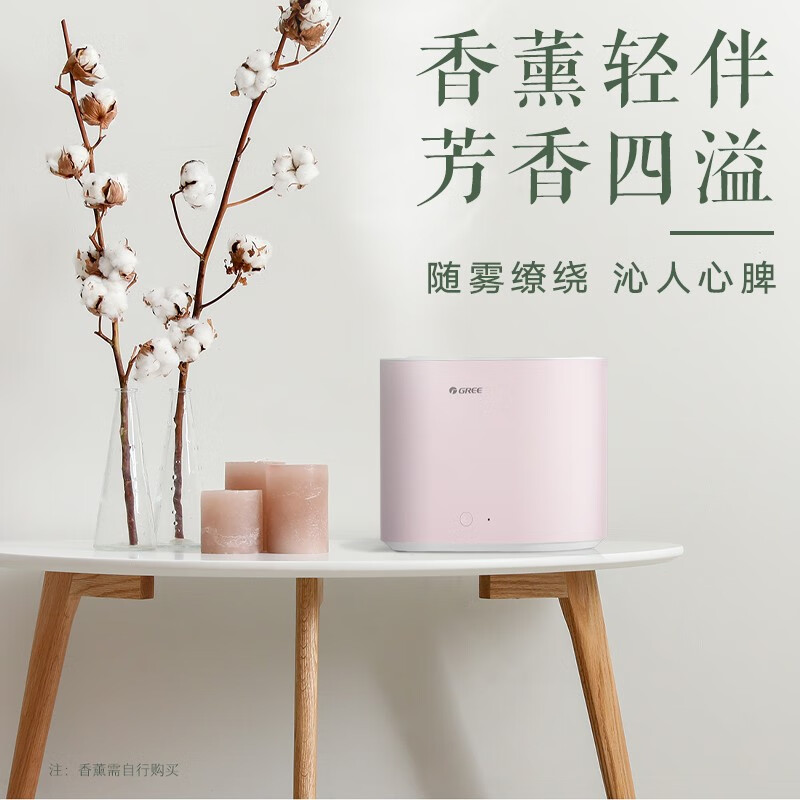 格力空气加湿器银离子家用卧室客厅办公室桌面迷你小型香薰机低噪细雾增湿机2升大容量加湿机器SC-2005a