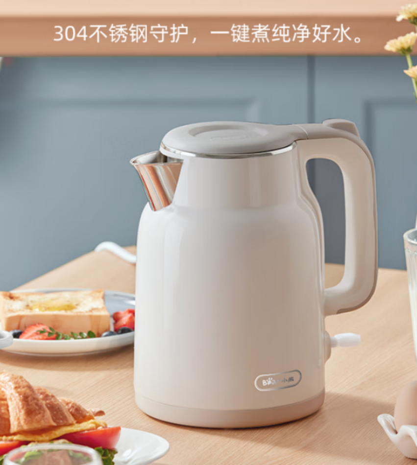 小熊(Bear)保温电热水壶 1.5L 智能双层防烫自动断电 ZDH-E15X8高清大图