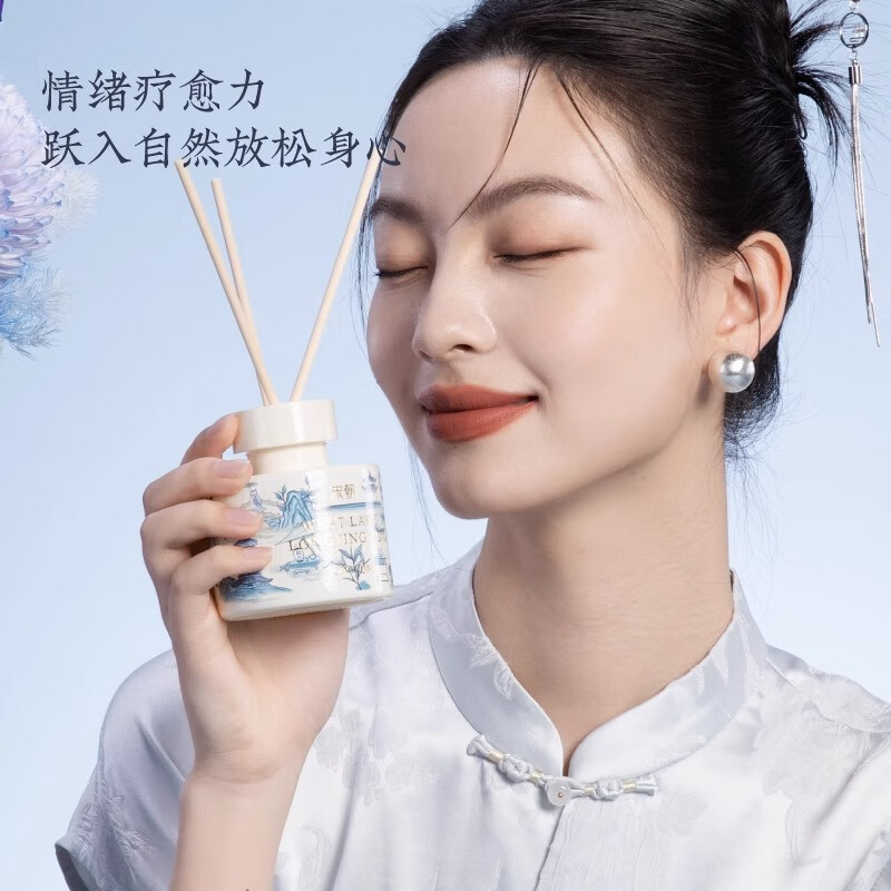 宋朝西湖十景无火香薰卧室内持久香氛高级精致伴手礼 龙井寻香120ml高清大图