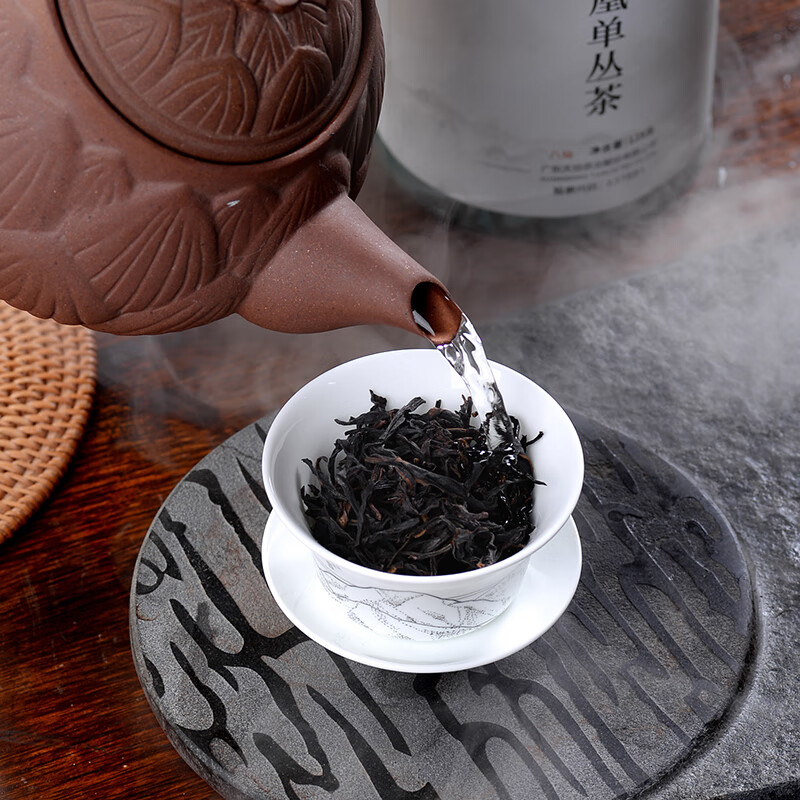 天池 茗茶 传承系列凤凰单丛茶鸭屎香-明125g*2罐礼盒高清大图