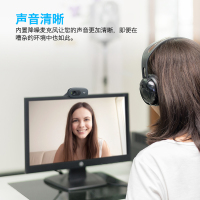 罗技(Logitech)C270网络摄像头 视频聊天游戏直播带麦克风 学生网课推荐 摄像头 黑色智能摄像机 监控摄像头