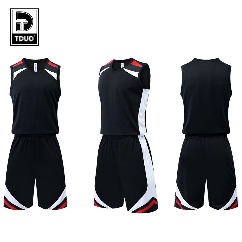 Tduo篮球服 V4 套 黑色 6XL