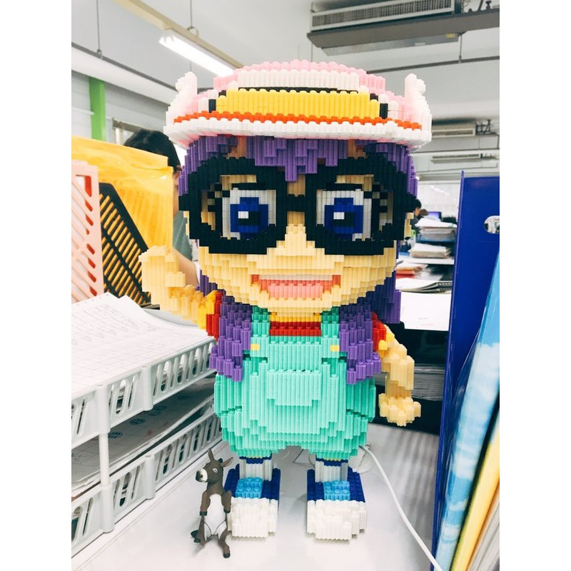 兼容乐高积木微型小颗粒拼插玩具钻石狗狗哈士奇儿童创意 8017阿拉蕾