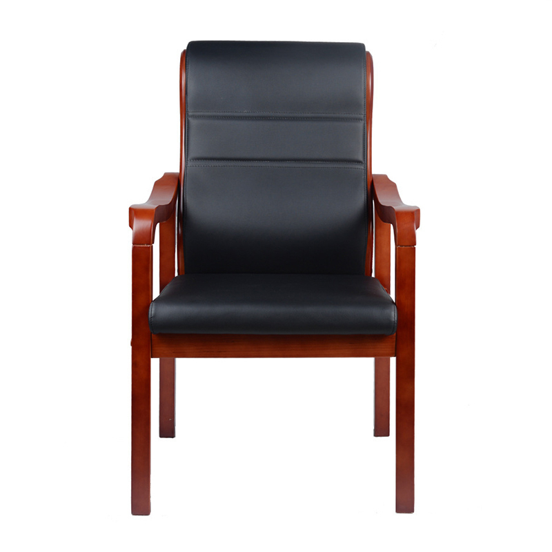 大班椅子皮办公椅子电脑椅子职员会议洽谈老板椅子d08黑色牛皮