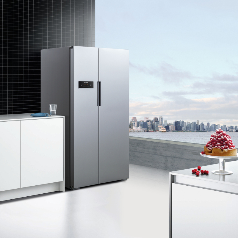 西门子 KA92NV90TI 610升 对开门控湿锁水 变频节能 冷藏展示柜高清大图