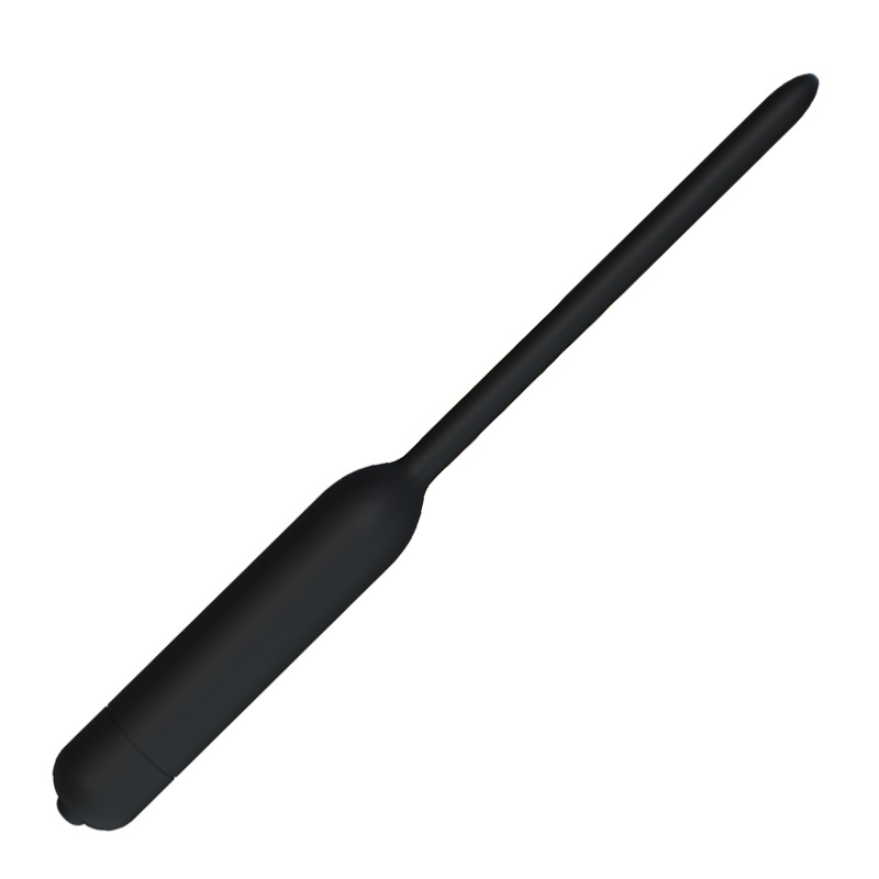 短尿道5.5黑色 久爱马眼棒震动器马眼自慰器硅胶男用震动变频尿道前列腺刺激敏感成人情趣用品高清大图