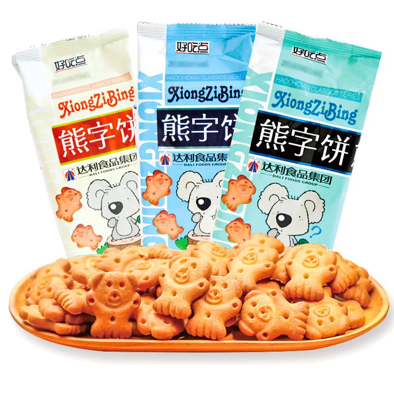 达利园熊字饼干