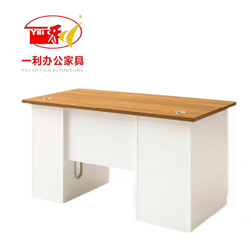 一利办公桌/电脑桌 YL-MQ141 /1400mm*700mm*750mm 张高清大图