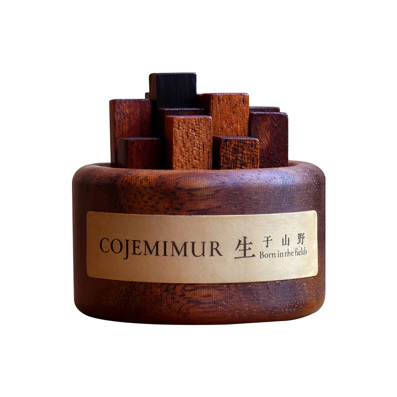 臻远 ZY-ZGTT-44 香薰摆件 黑胡桃木+木兮禅茶(含10ml精油)