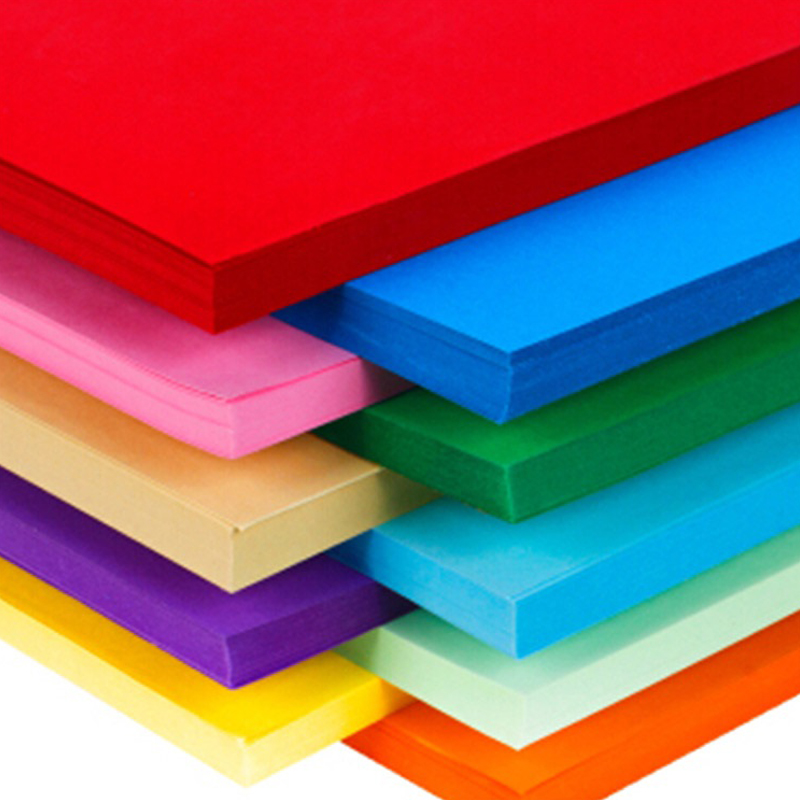 章楷A4湖蓝色 手工卡纸彩色硬卡纸 包高清大图