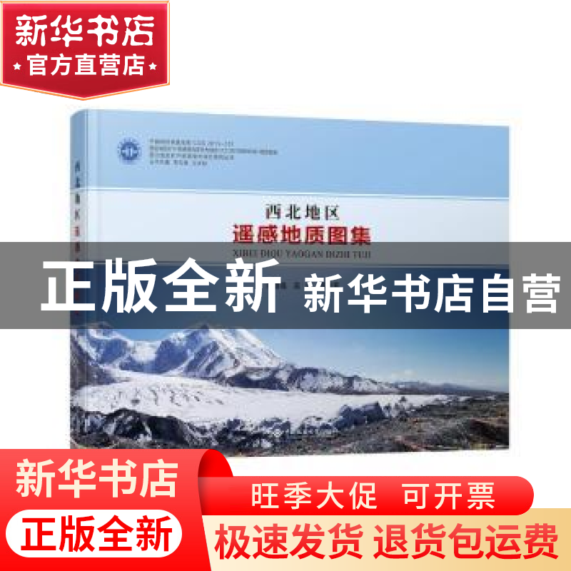 正版 西北地区遥感地质图集 李健强 中国地质大学出版社 9787562高清大图