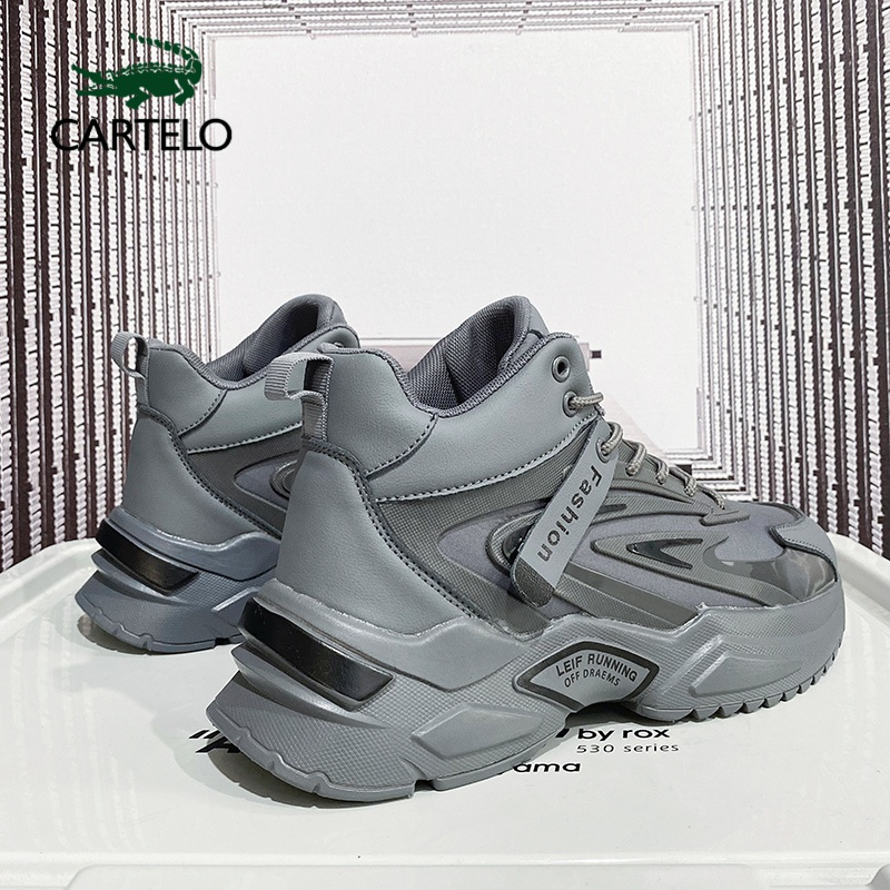 线下专柜同款卡帝乐鳄鱼cartelo新款男鞋子男潮流老爹鞋男士时尚运动