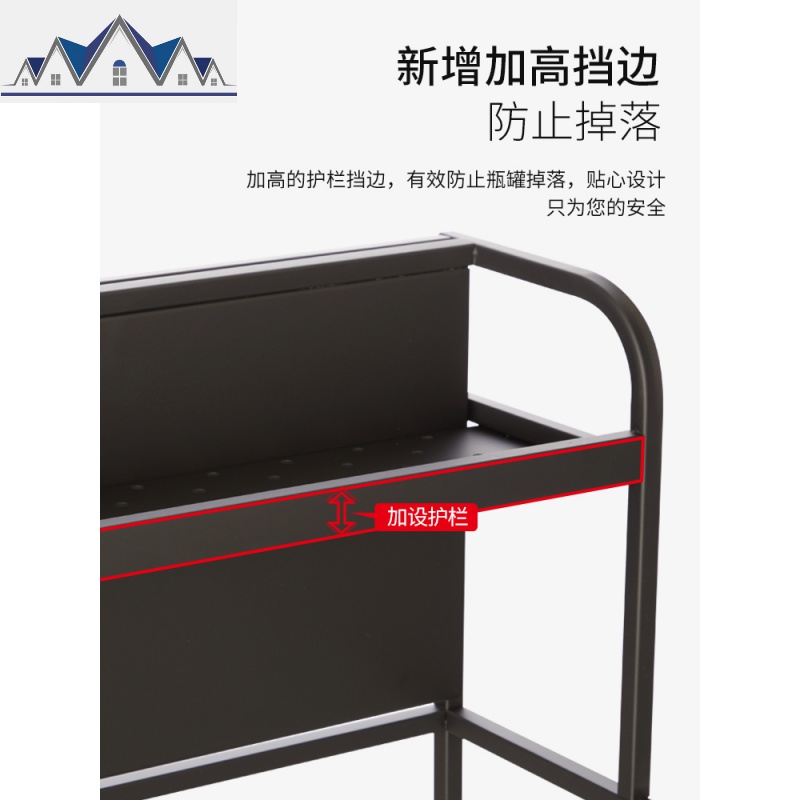 不锈钢厨房置物架调味调料架子收纳刀架用品油盐酱醋盒瓶家用大全 三维工匠收纳盒高清大图