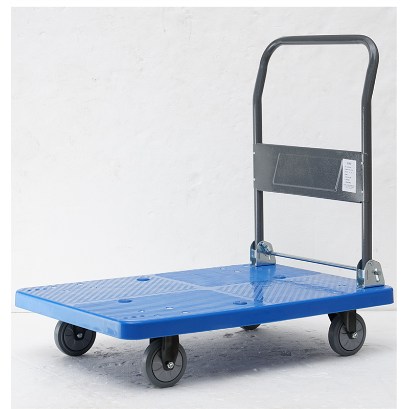 平板车拉货小推车仓库搬运车拖车折叠载重王四轮便携小拉车手推车特惠