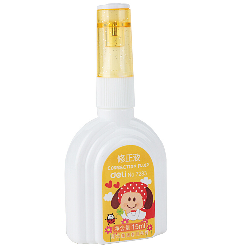 得力优酷7283-修正液(混)(只) 12只装