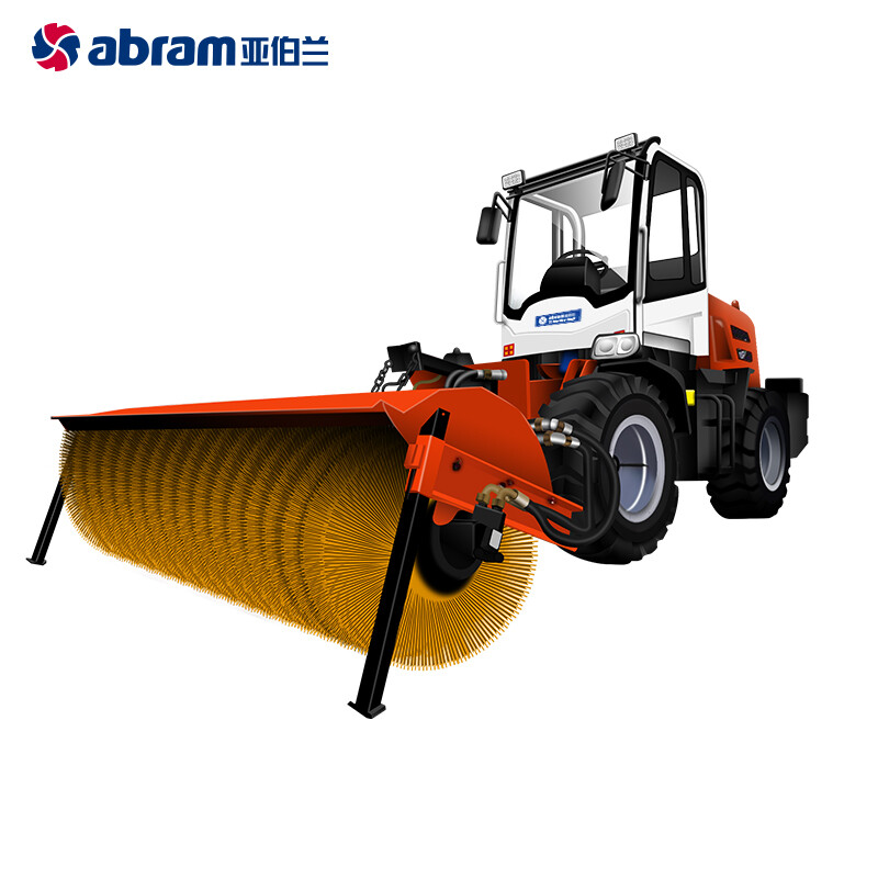 亚伯兰ABRAM-3200SX 四轮大型驾驶式扫雪机 清扫宽度3200mm 道路大型扫雪车清雪车 配滚刷高清大图