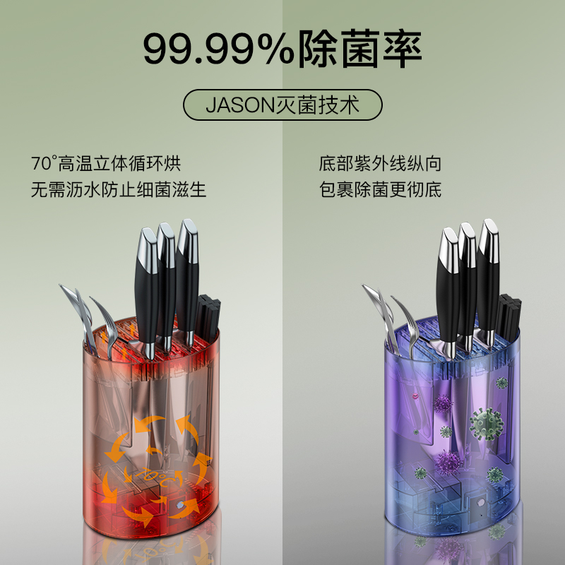 SOIKOI司崎库智能刀筷消毒机2.0 JL-XD201高清大图