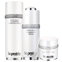 莱珀妮（La Prairie）白鲟鱼子纯皙面部护肤套装礼盒 柔润光彩 淡化斑点 提亮套装 (水+精华+眼霜)