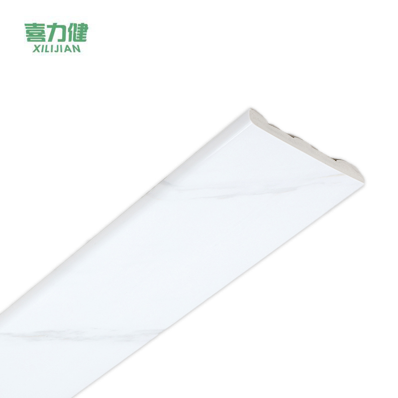 喜力健 PVC实心踢脚线 长3M*高6CM*厚10MM-新爵士白 根高清大图