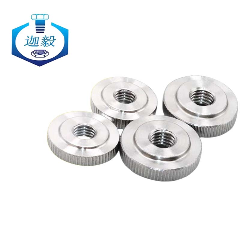 迦毅滚花薄螺母M6个高清大图