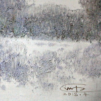 每涯艺术 陈正帅《苍茫大地主沉浮》NO.7艺术家原创油画艺术品收藏 客厅卧室玄关餐厅办公室居家装饰 挂画