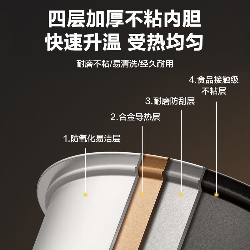苏泊尔(SUPOR)电饭煲一键操作 不粘锅内胆 2000W大火力煮饭电饭锅 13L/升商用大容量SF130B3图片