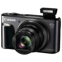 佳能PowerShot SX720 HS 数码相机 黑色(2030万像素 40倍光变 24mm超广角)