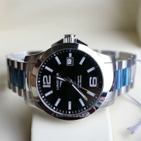 【美国直邮】LONGINES浪琴 瑞士正品康卡斯钢机械表男表L3.676.4.58.6