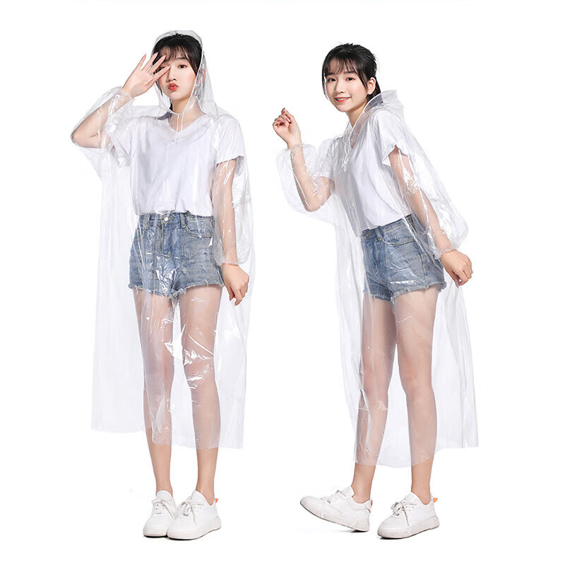 四万公里 一次性雨衣长款全身加厚便携压缩卡片男女成人雨披 SW9520高清大图