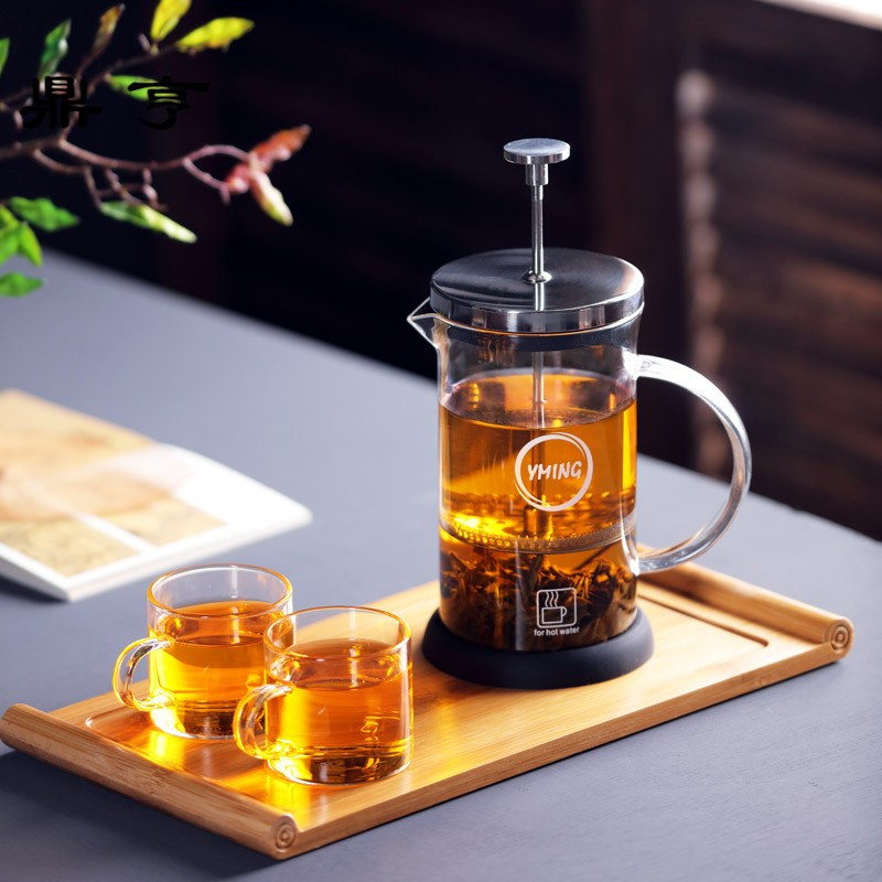 鼎亨玻璃茶壶耐高温功夫茶具套装配件耐热防爆家用简约过滤泡茶冲