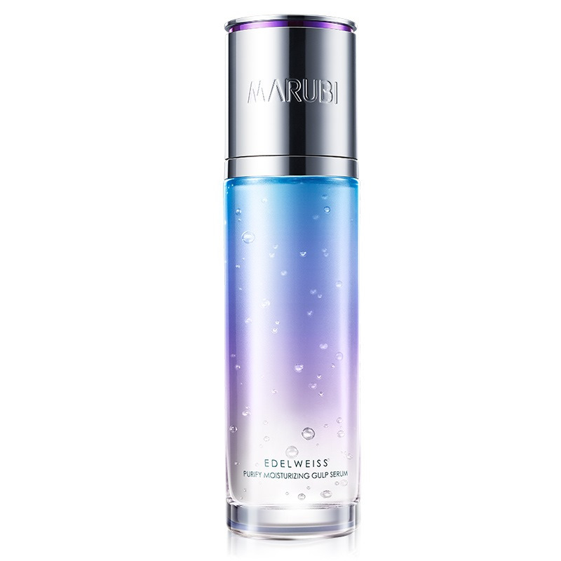丸美(MARUBI)雪绒花纯净保湿套装洁面120g+水190ml+乳145g+菁华露80ml护肤礼盒