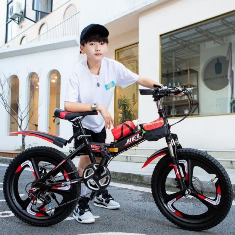 新款折叠山地车182022寸减震双蝶刹变速越野高清大图