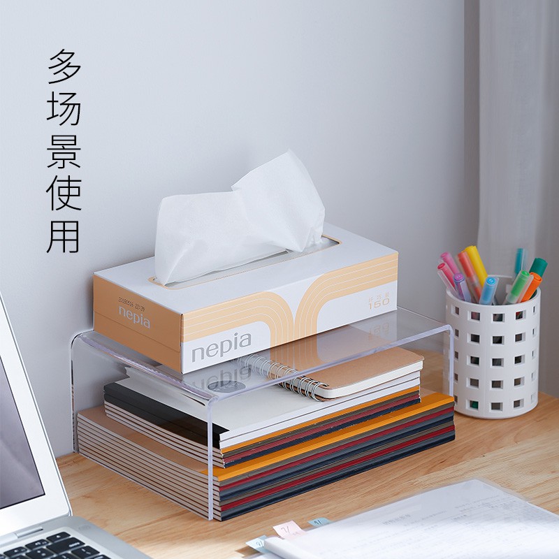厨房分层置物架亚克力u型架橱柜冰箱收纳架手办收纳盒展示架收纳层架 三维工匠高清大图