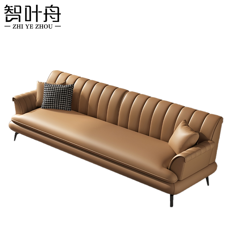 智叶舟沙发多人位280*80*78cm张高清大图