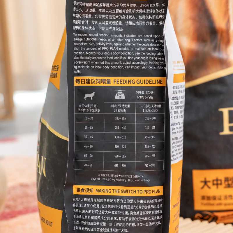 冠能大中型犬成犬狗粮金毛德牧苏牧阿拉斯加通用型良好消化成犬粮2.5kg 12kg