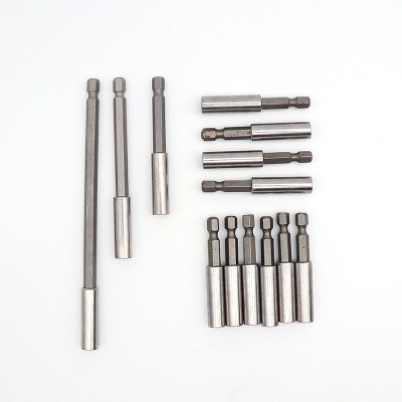 1/4电批头强磁连接杆手枪钻加长延长杆6.35mm60/75/100/150mm