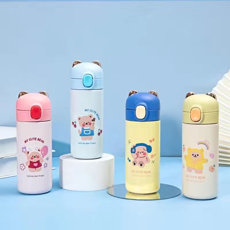 高颜值女保温杯学生吸管杯ins网红少女心儿童杯子可爱韩版随手杯图片