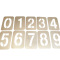 先围 不锈钢0-9字模牌 10cm 套