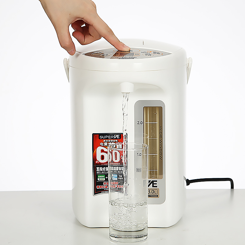 象印(ZO JIRUSHI)电热水瓶CV-TYH40C日本进口温控器按键式电热水瓶家用真空保温烧水电热水壶 3L 防干烧高清大图